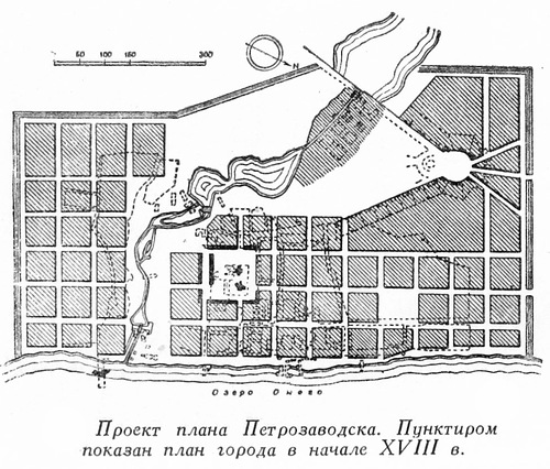 план начала XVIII в., Генплан Петрозаводска