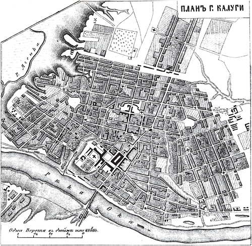 план 1876 года, Генплан Калуги