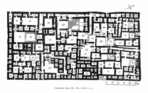 жилой квартал 4-ого периода, план, Селевкия