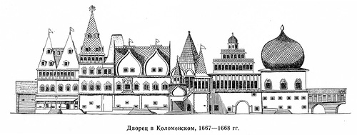 фасад, Дворец в Коломенском