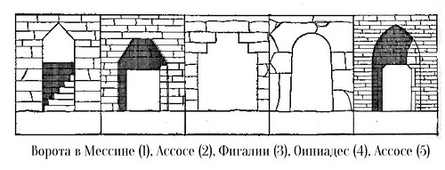 Чертежи входов 2, Греческие гробницы архаического периода