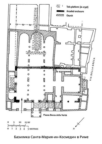 План 1, Базилика Санта-Мария-ин-Космедин в Риме