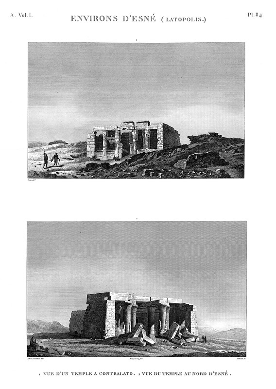 Общий вид, Северный храм бога Хнума в Эсну (Латополь)