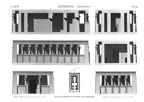 Чертежи, Храм Исиды в Дендре