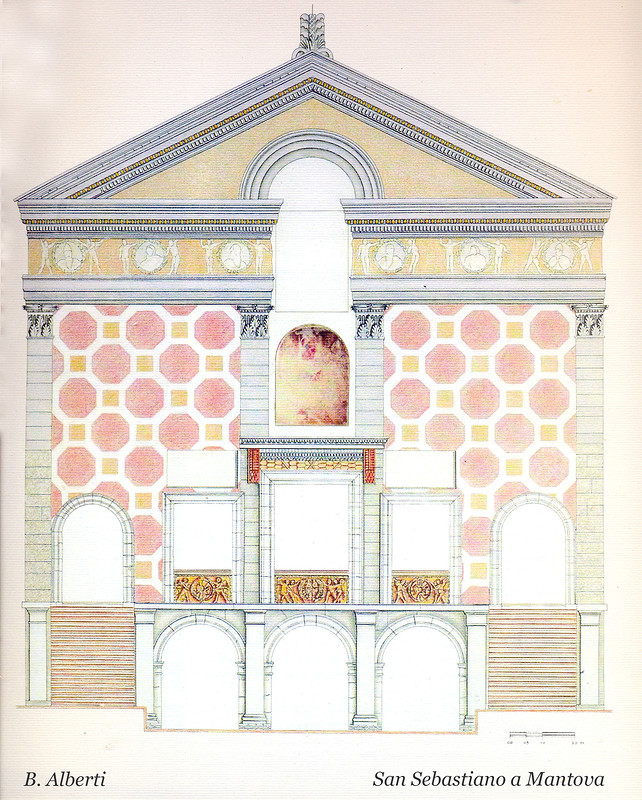 фасад, Церковь Сан-Себастьяно в Мантуе