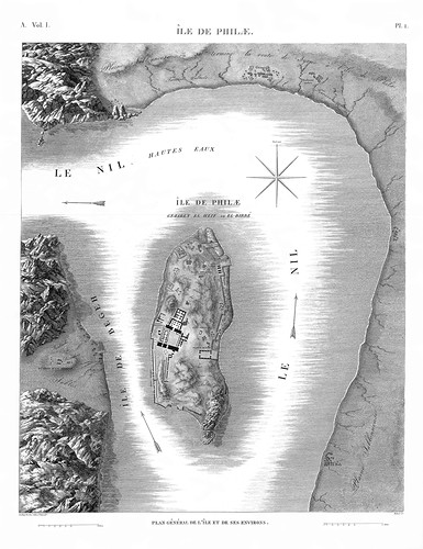 генплан острова, Храмовый комплекс Изиды на острове Филе в Египте