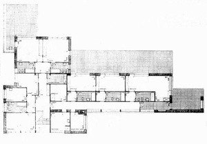 план 2-ого этажа, Дом Германа Ланге в Крефельде