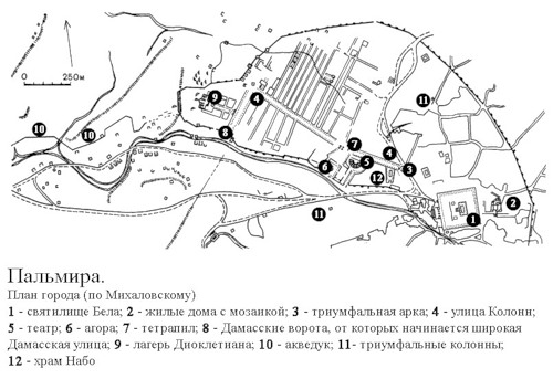 план города (по Михаловскому), Пальмира