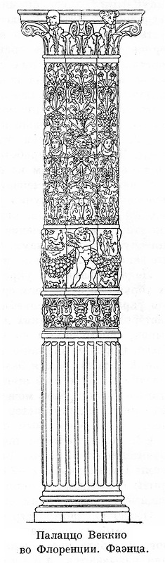 колонна, Палаццо Веккио во Флоренции