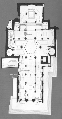 план, Сиенский собор Успения Пресвятой Девы Марии и площадь Кампо