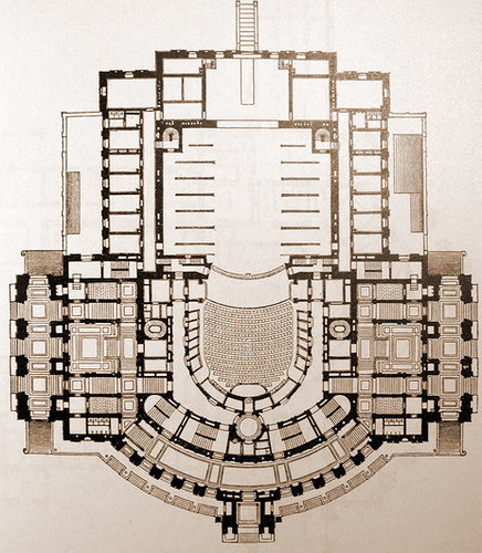 план, Опера Земпера в Дрездене