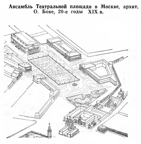 План, Большой театр в Москве
