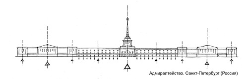 Фасад, Адмиралтейство в Санкт-Петербурге