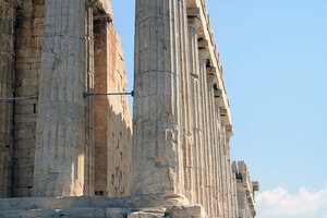 Барабаны колонн, Храм Парфенон Афинского акрополя