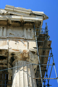 Слезники выносной части карниза дорического ордера, Храм Парфенон Афинского акрополя