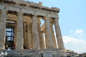 Фасад, Храм Парфенон Афинского акрополя