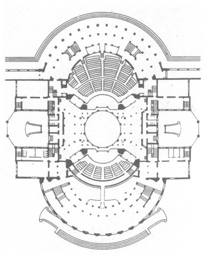 план, Театр оперы и балета в Ереване