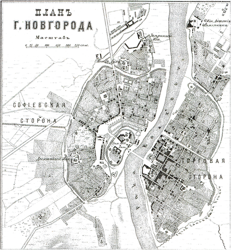 генплан 1876 года, Генпланы и кремль Великого Новгорода