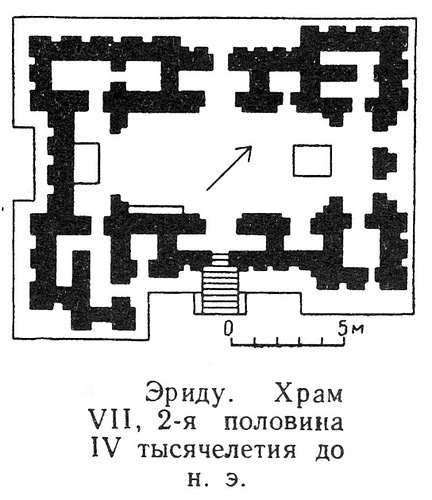 план, Храм в Эриду