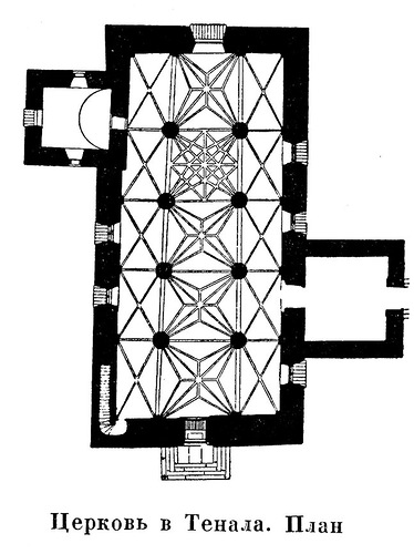 план, Церковь в Тенала