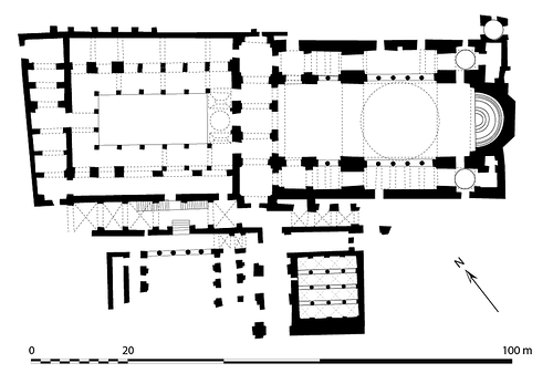 план 1-ого этажа, Церковь св. Ирины в Константинополе