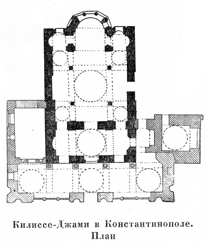 план, Церковь святого Феодора в Константинополе