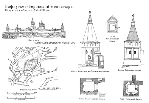 Чертежи, Пафнутьев-Боровский монастырь