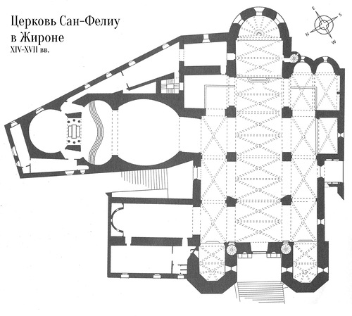 План, Базилика Сан-Фелиу в Жироне