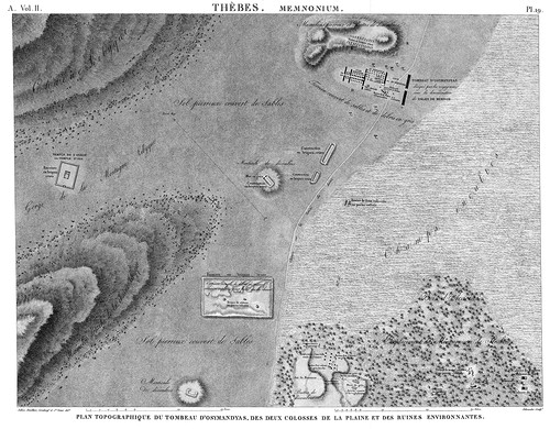 Карта, Колоссы Мемнона
