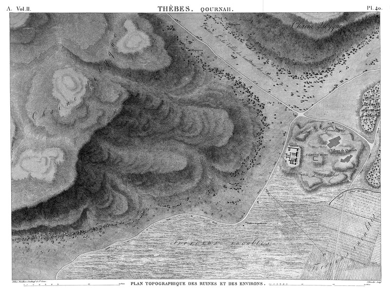 Карта, Храм Сети I в Курне