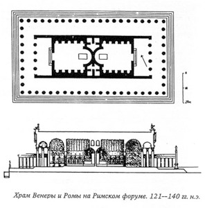 план, Храм Венеры и Ромы