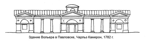 павильон Храм Дружбы в Павловске, чертежи, Павильоны  Павловска