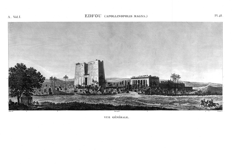 общий вид комплекса, Храм Хора в Эдфу