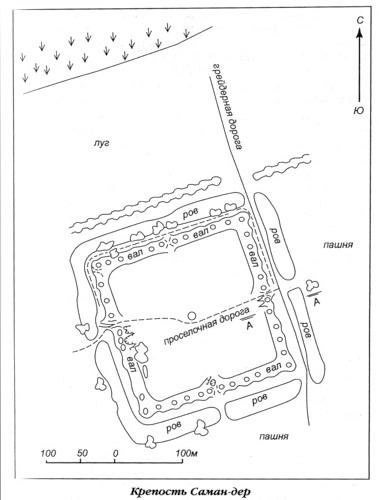 план крепости Саман-дер, Крепости Хазарского каганата