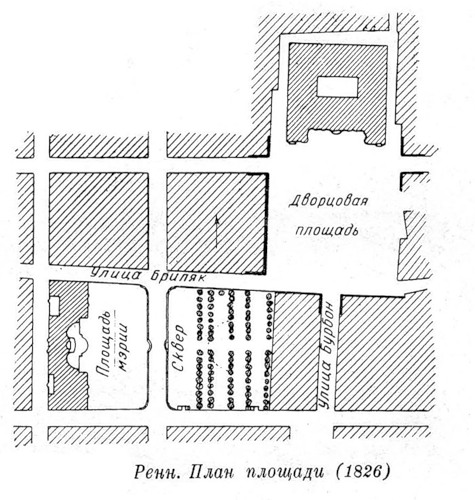 план, Главная площадь Ренна