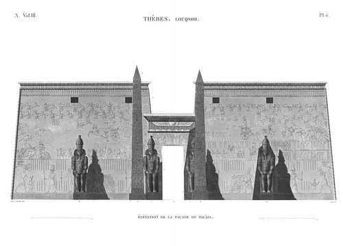 Второй пилон, Храм Амона в Луксоре