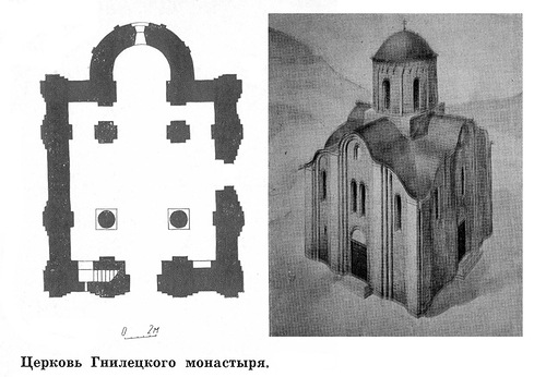 план, Церковь Гнилецкого монастыря