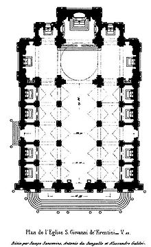план, Церковь Сан Джованни деи Фьорентини