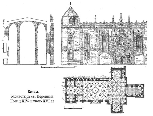 чертежи, Монастырь святого Иеронима в Белеме