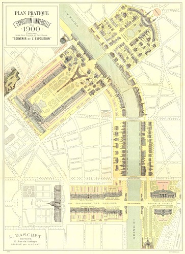 План-схема Всемирной выставки 1900 года, Эйфелева башня