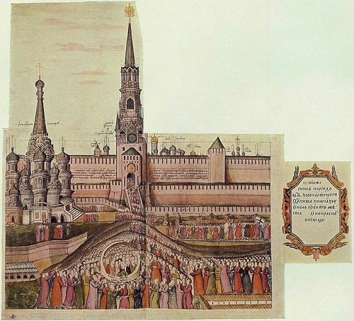 Гравюра, Московский кремль и его храмы