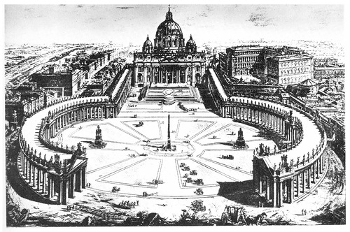 Общий вид, Площадь святого Петра в Риме