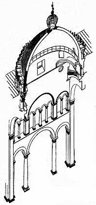 Деталь, Поле Чудес, пизанская башня и собор (Пьяцца деи Мираколи)