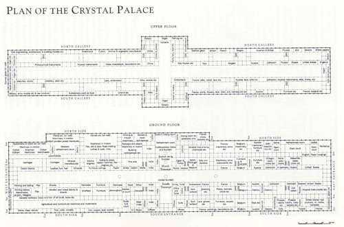 План, Хрустальный дворец Пэкстона