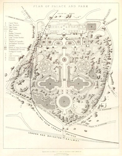 Генплан, Хрустальный дворец Пэкстона