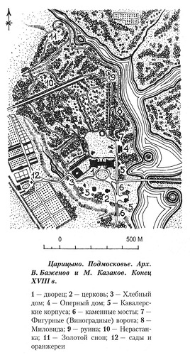 Генеральный план комплекса, Царицыно