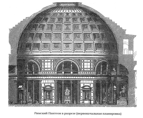 Деталь двери, Пантеон, «Храм всех Богов» в Риме