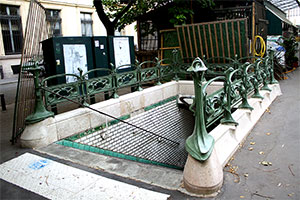 1, Входной блок парижского метро